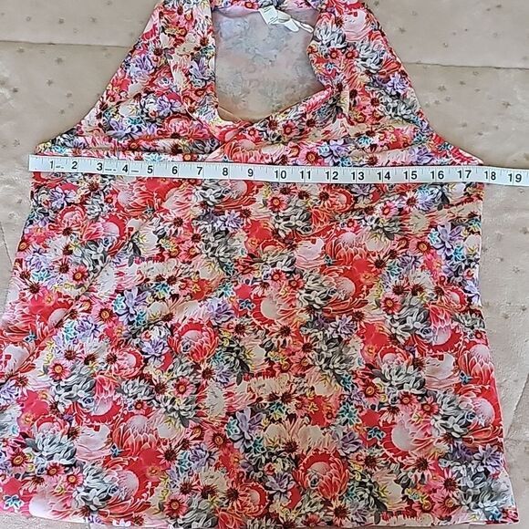 Lululemon Floral Faux Wrap Tank Rollin With My Omies Flowabunga‎ Sleeveles 6 - Picture 7 of 9